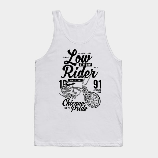 Low Rider Bicycle Tank Top by JakeRhodes